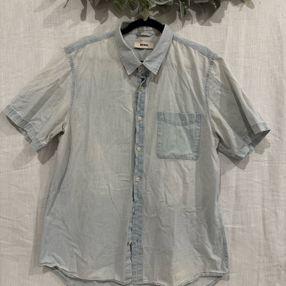 Buck Mason Light Blue Casual Button Down Shirt - Picture 1 of 1